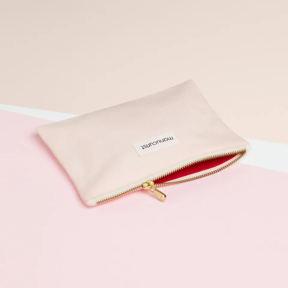 manicurist-pochette-rose-coton-bio-trousse-beaut image 1