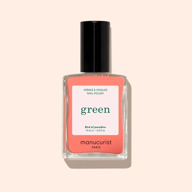 manicurist-green-bird-of-paradise-vernis-orange-corail image 1