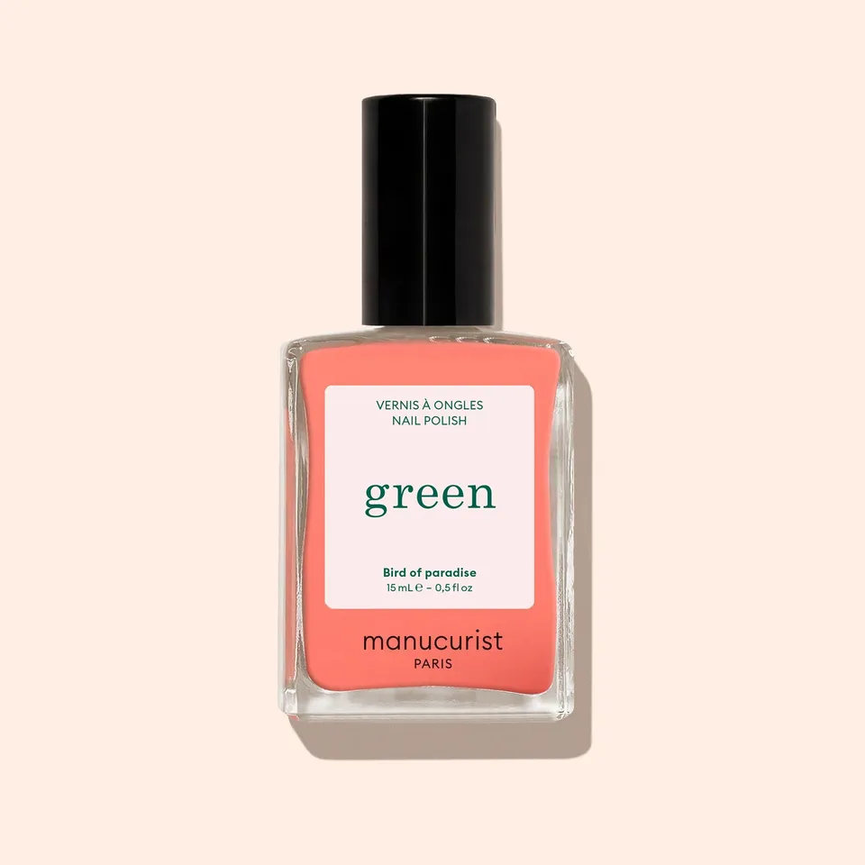 manicurist-green-bird-of-paradise-vernis-orange-corail image 1