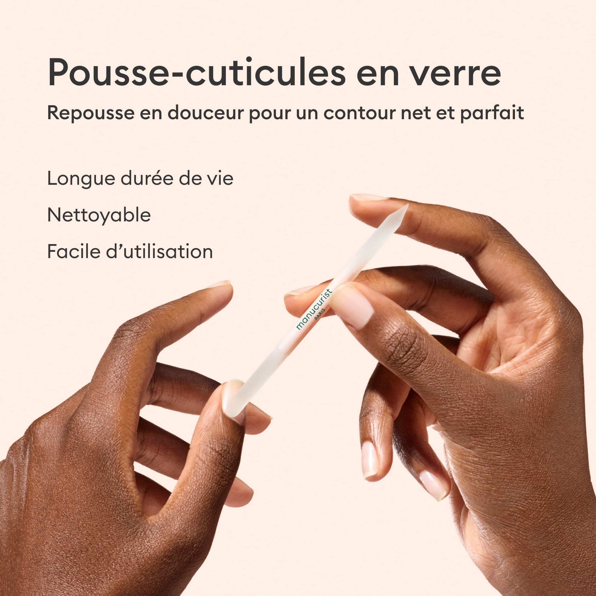 manicurist-accessoires-pousse-cuticules-en-verre-r-utilisable image 2