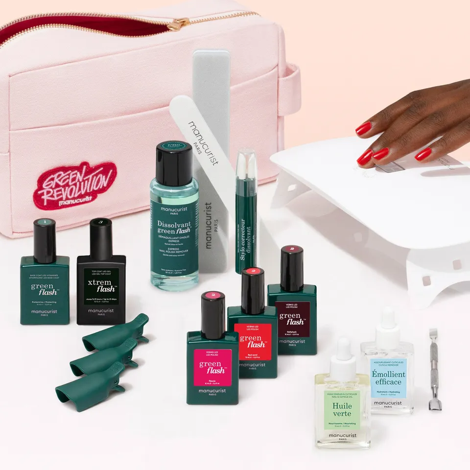 manucurist-green-flash-trousse-addict-kit-semi-permanent-led-21-jours image 1
