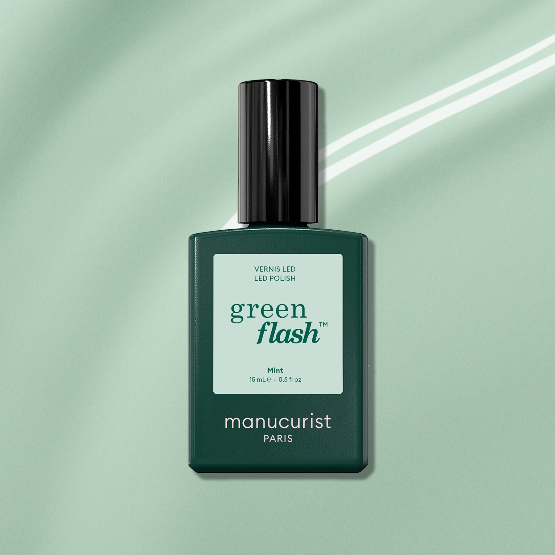 manicurist-green-flash-vernis-semi-permanent-mint-vert-pastel image 1