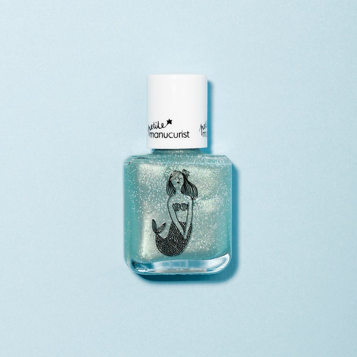 manicurist-bonnie-la-sir-ne-vernis-enfant-bleu-paillet image 1