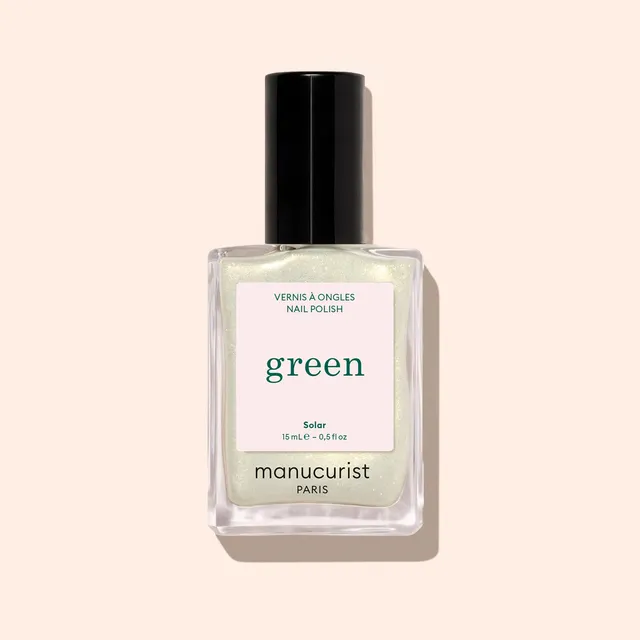manicurist-green-solar-vernis-ongles-blanc-dor-paillet image 1