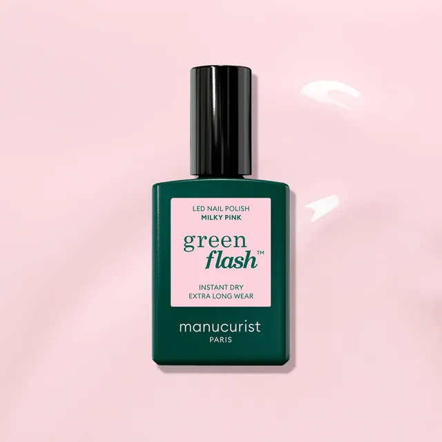 manicurist-green-flash-vernis-milky-pink-rose-laiteux image 1
