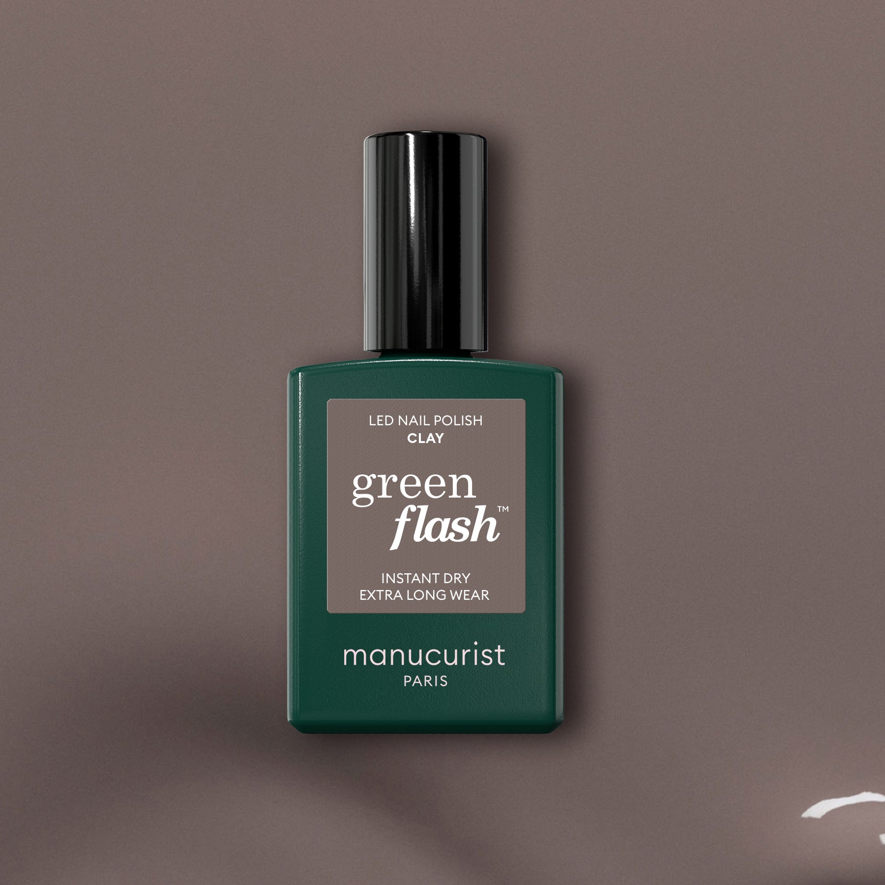 manicurist-green-flash-clay-vernis-semi-permanent-taupe-opaque image 1