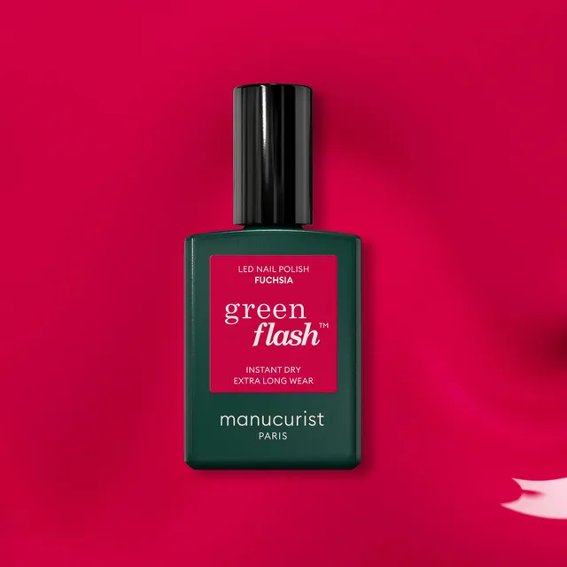 manicurist-green-flash-vernis-semi-permanent-fuchsia-rose-fuchsia image 1