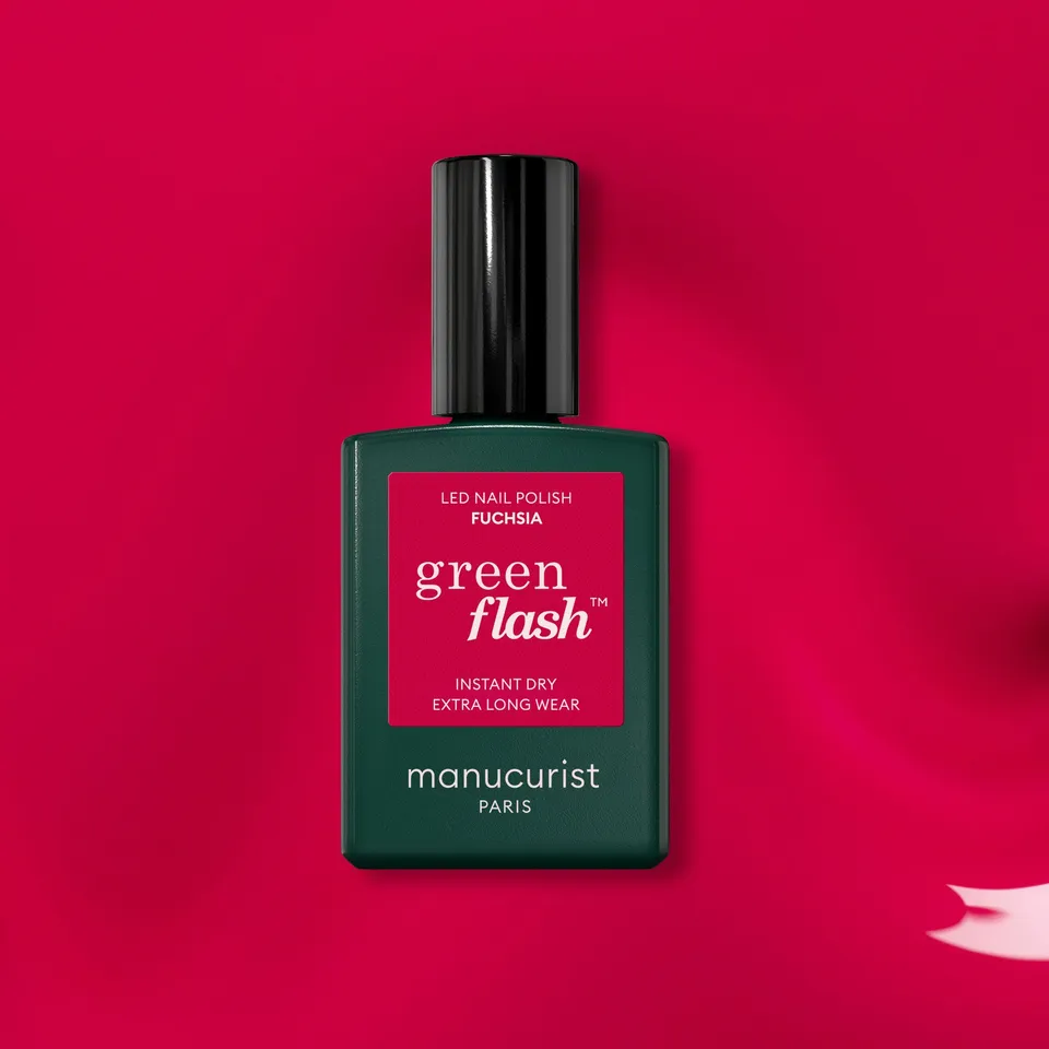manicurist-green-flash-vernis-semi-permanent-fuchsia-rose-fuchsia image 1