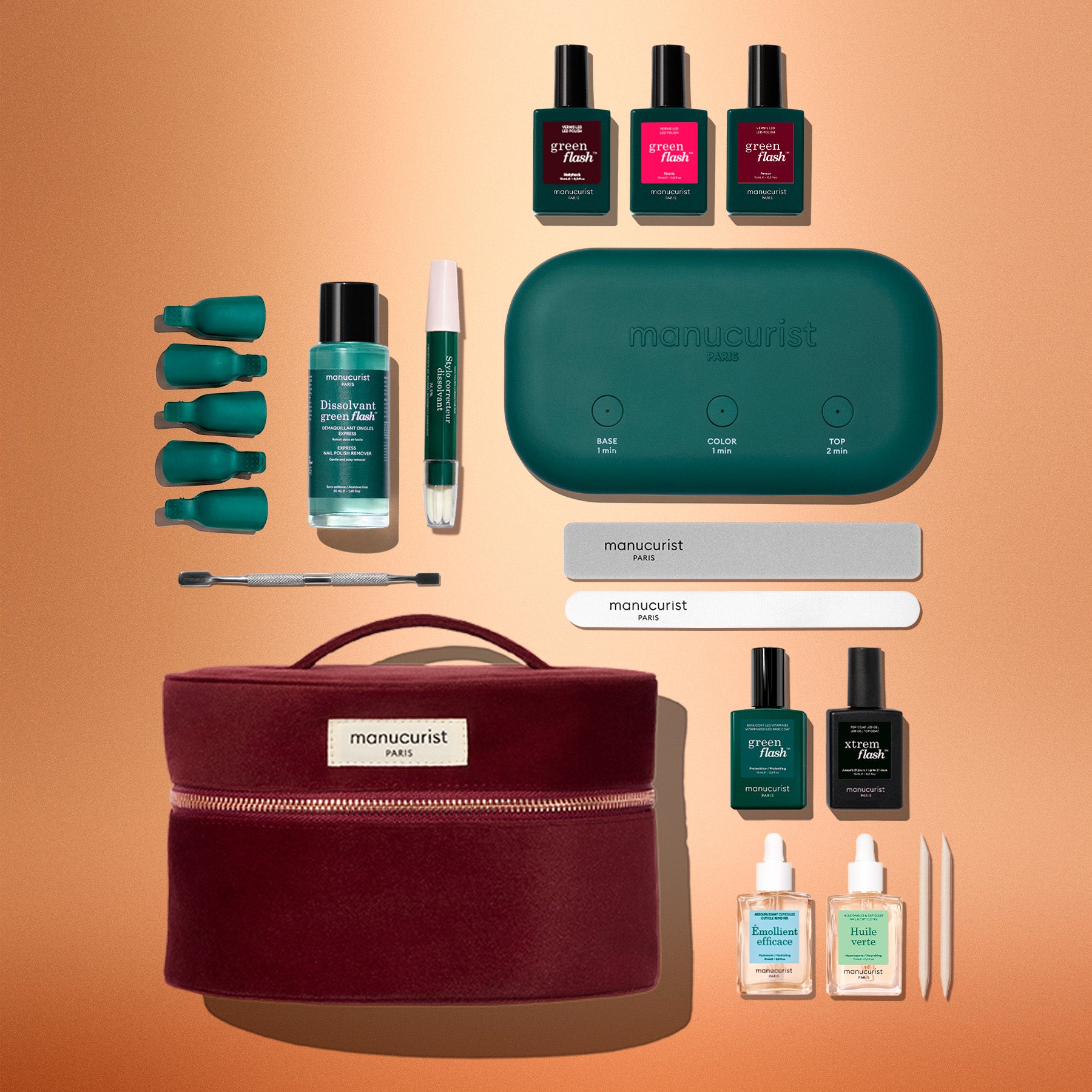 manicurist-green-flash-trousse-addict-semi-permanent-xtrem-flash image 2