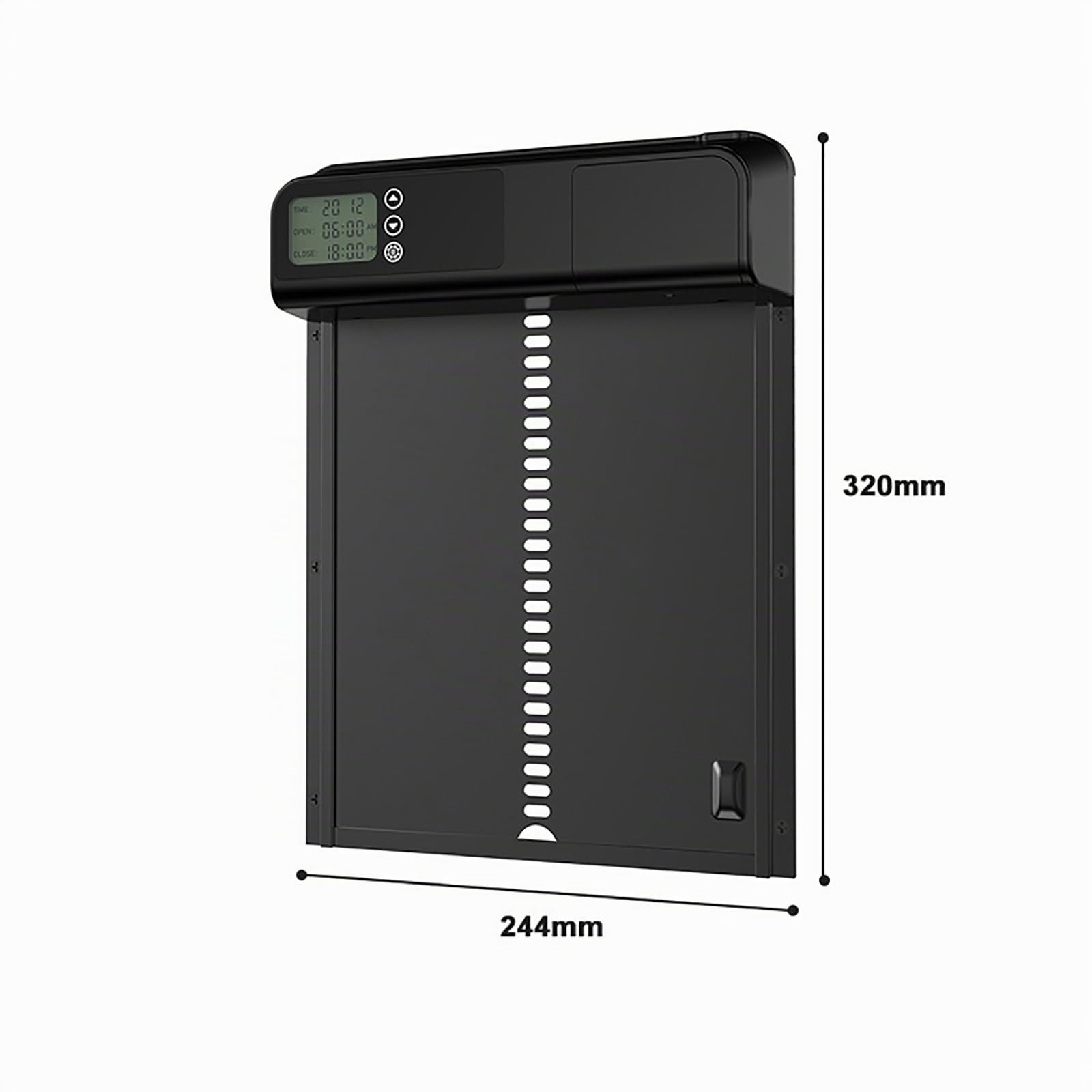 alovez-poulaillers-porte-automatique-noire-anti-pincement image 2