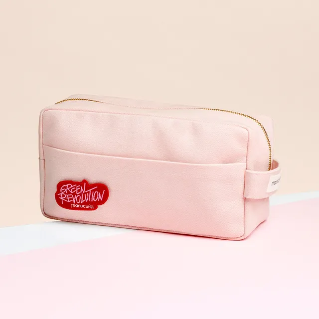 manucurist-accessoires-trousse-rose-coton-bio-grand-format image 1