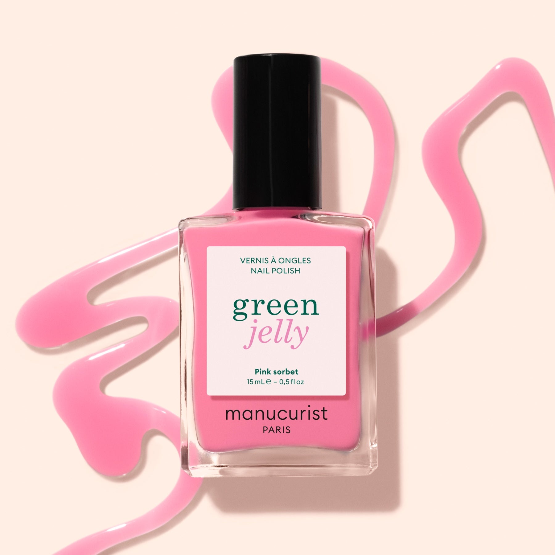 manucurist-green-vernis-ongles-pink-sorbet-jelly-rose-glossy image 1