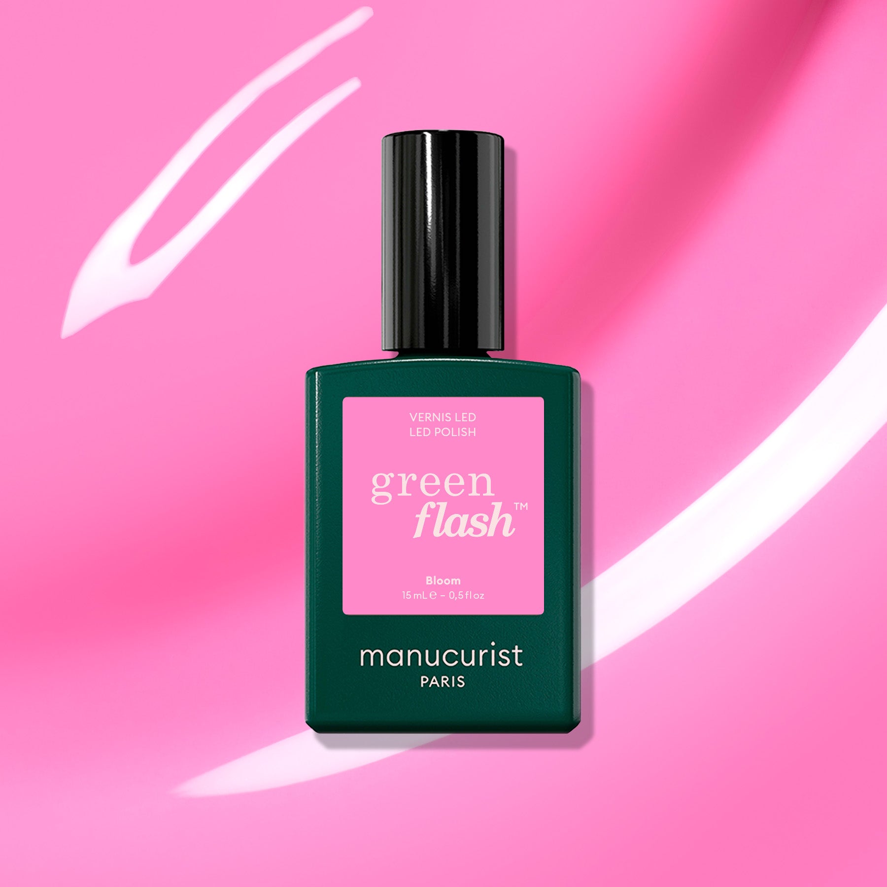 manicurist-green-flash-bloom-vernis-semi-permanent-rose-n-on image 1