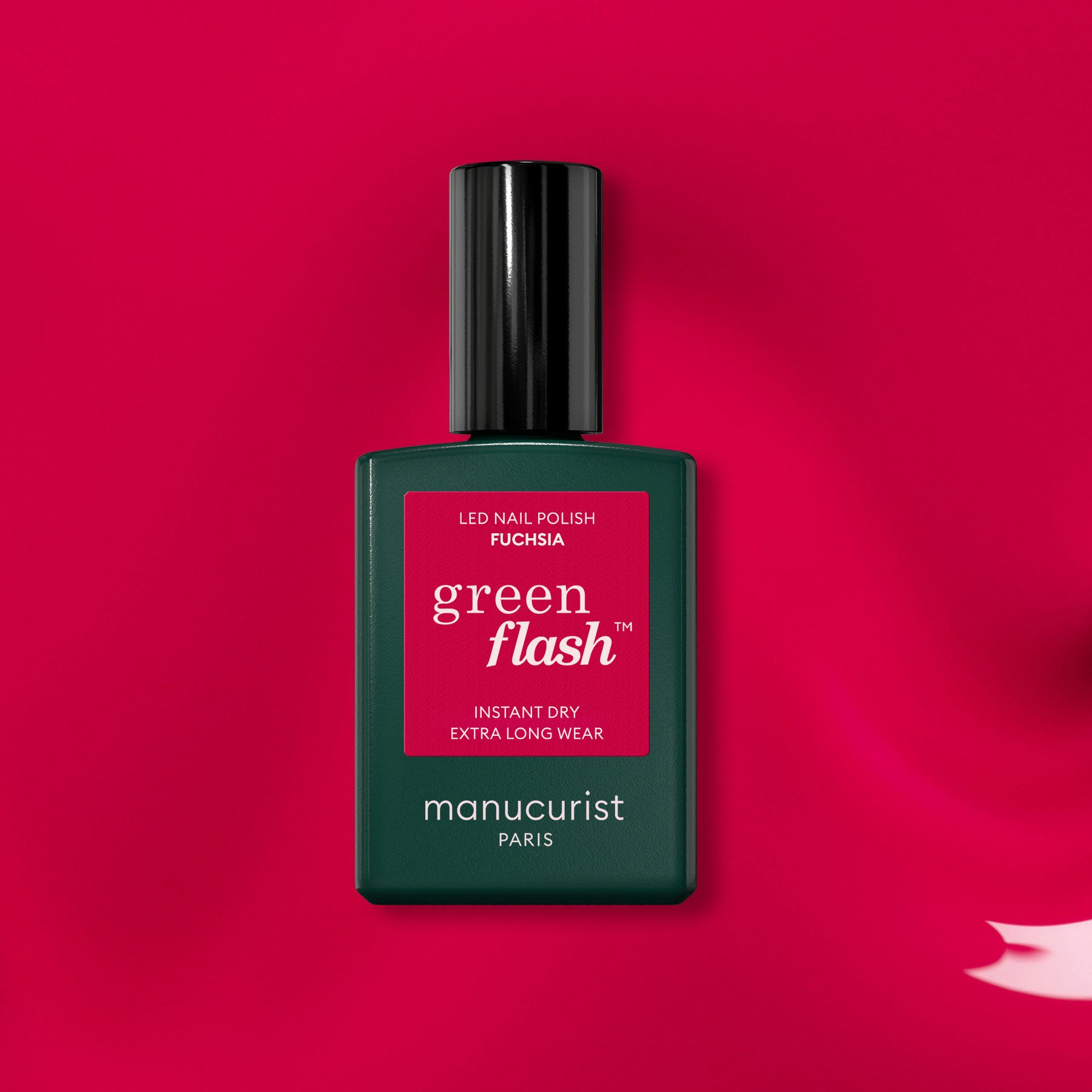 manicurist-green-flash-vernis-semi-permanent-fuchsia-rose-fuchsia image 1
