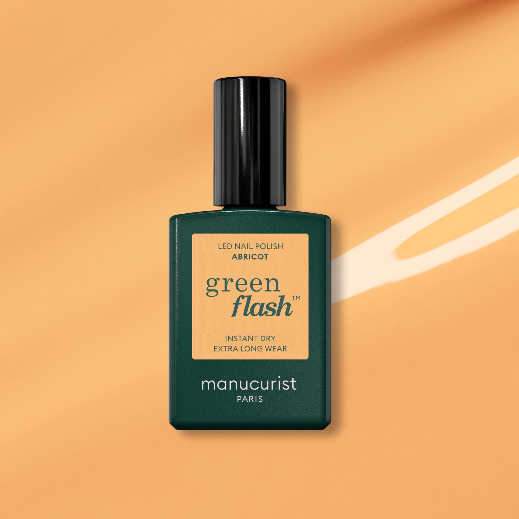 manicurist-green-flash-abricot-vernis-semi-permanent-orange-pastel image 1