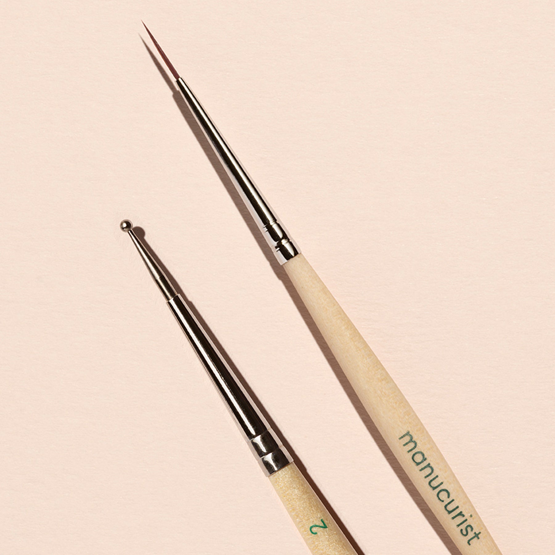 manicurist-accessoires-duo-dotting-tool-pinceau-liner-nail-art image 1