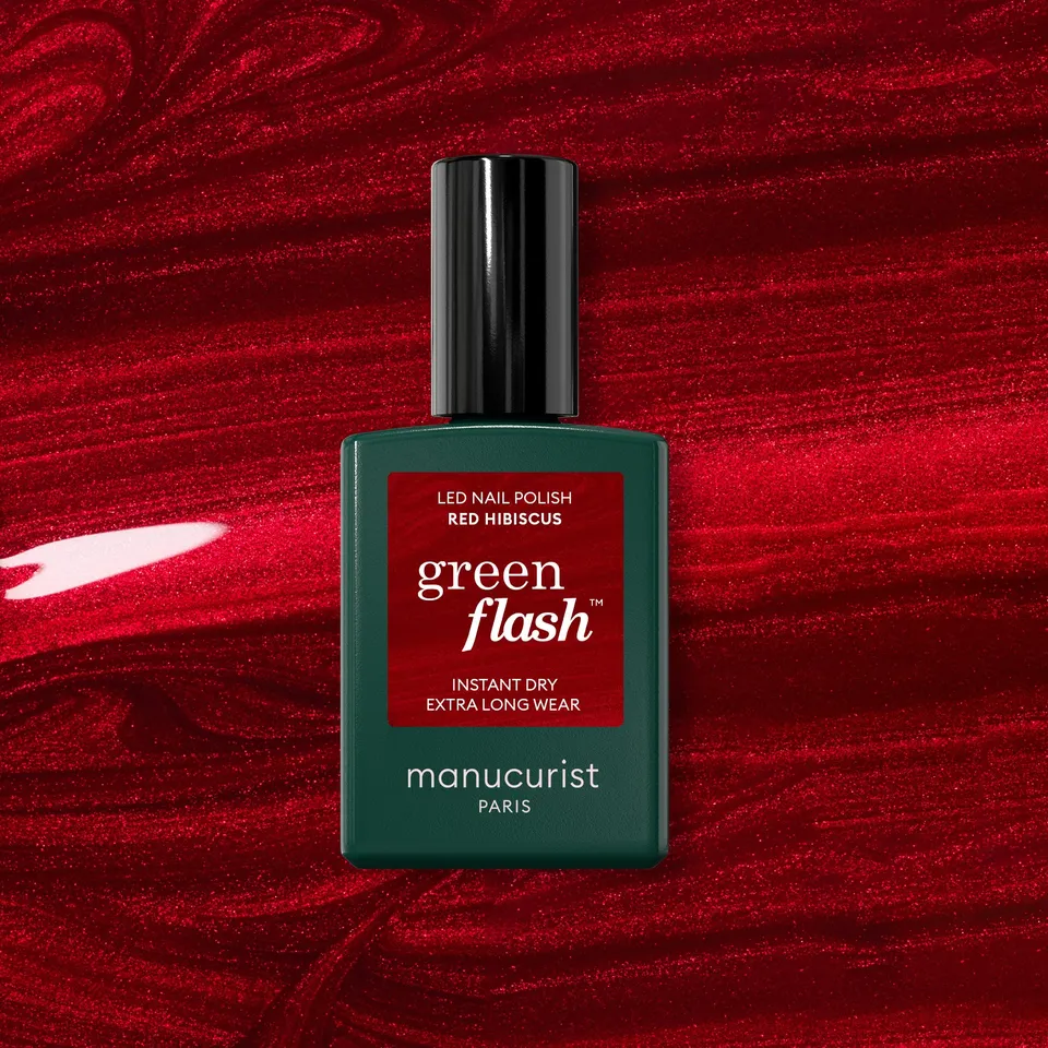 manicurist-green-flash-vernis-semi-permanent-red-hibiscus-iris-15ml image 1