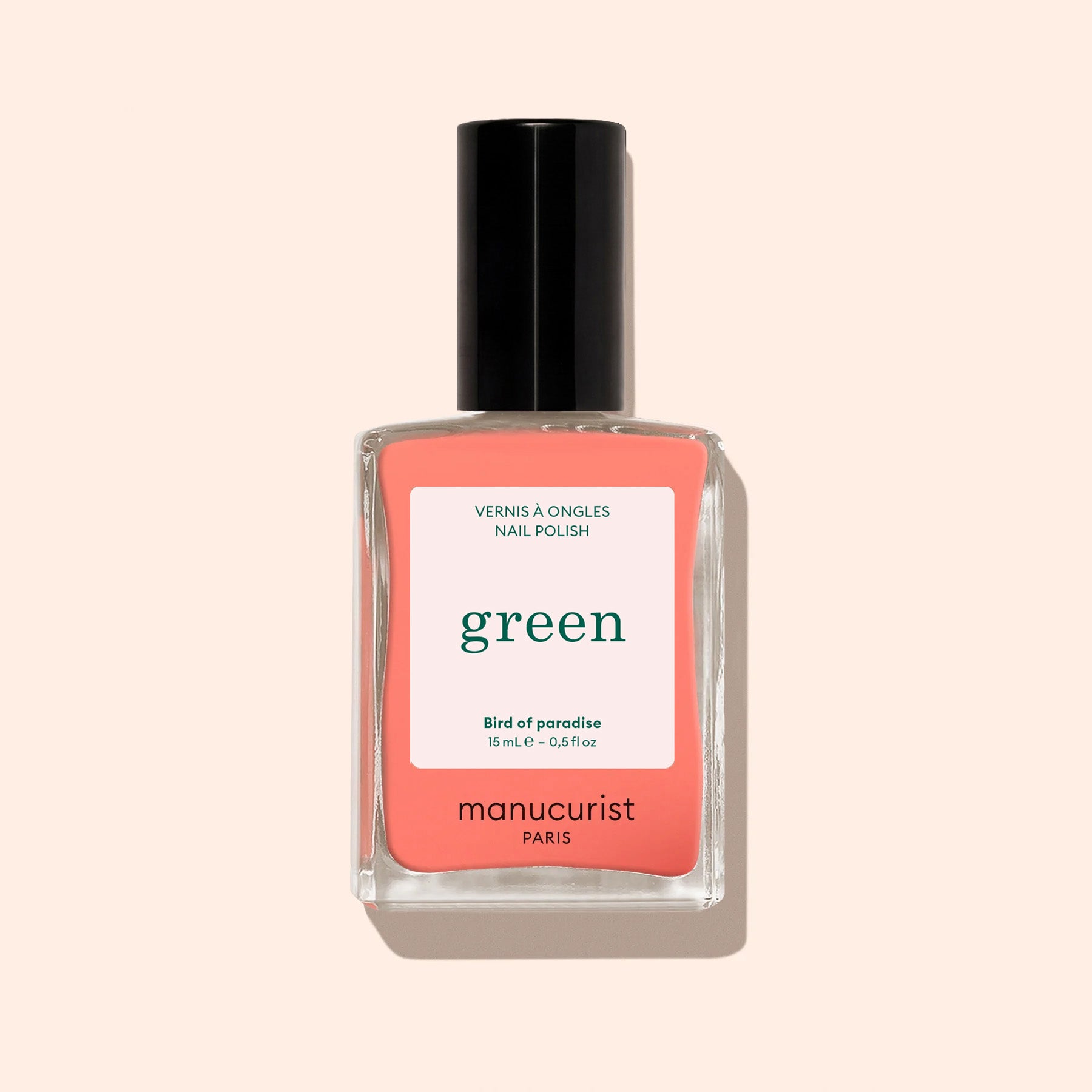 manicurist-green-bird-of-paradise-vernis-orange-corail image 1