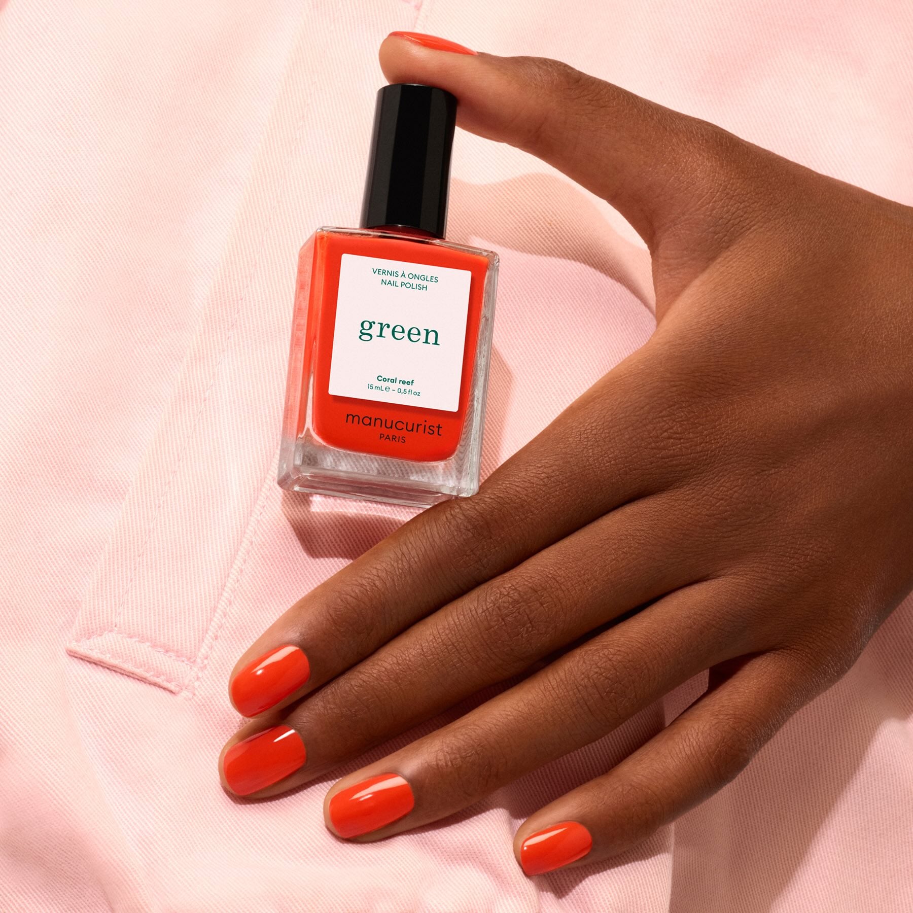 manicurist-green-vernis-ongles-coral-reef-orange-corail image 3