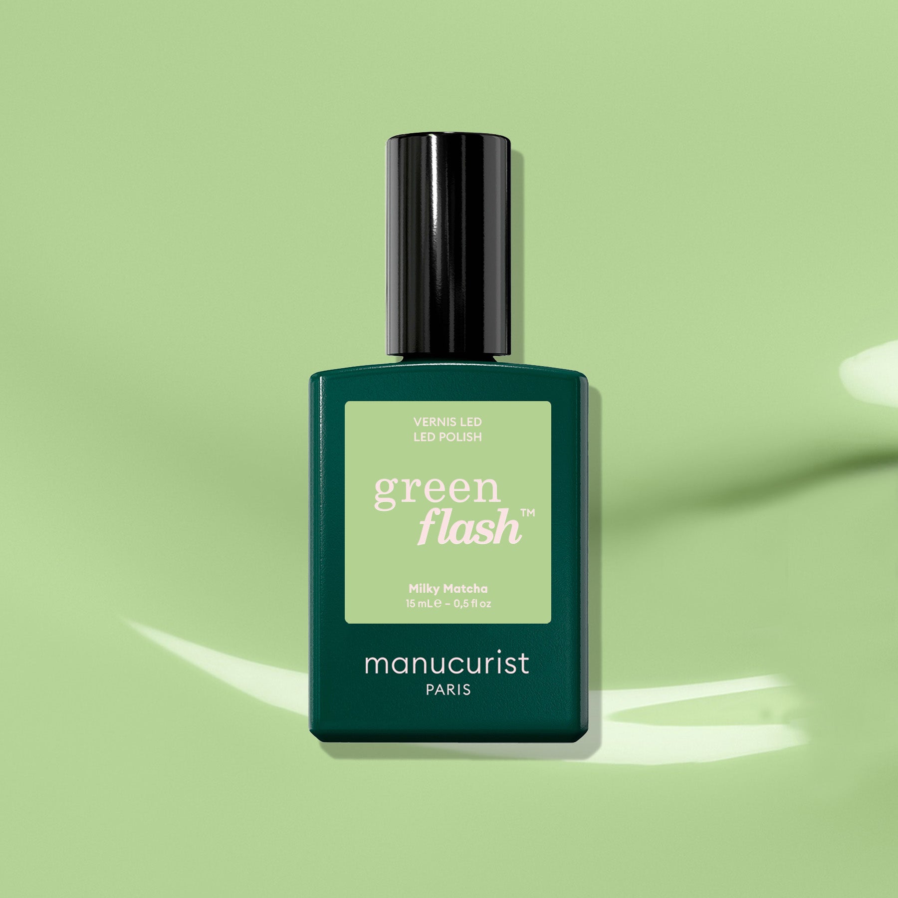 manicurist-green-flash-milky-matcha-vernis-semi-permanent-15ml-vert image 1