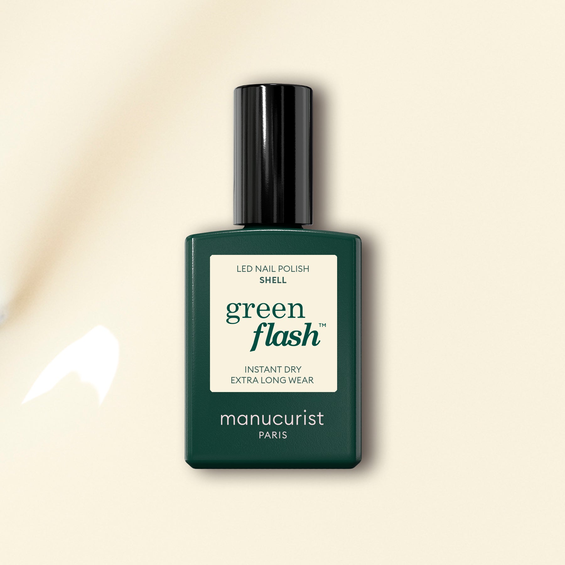 manicurist-green-flash-shell-vernis-semi-permanent-blanc-cass image 1