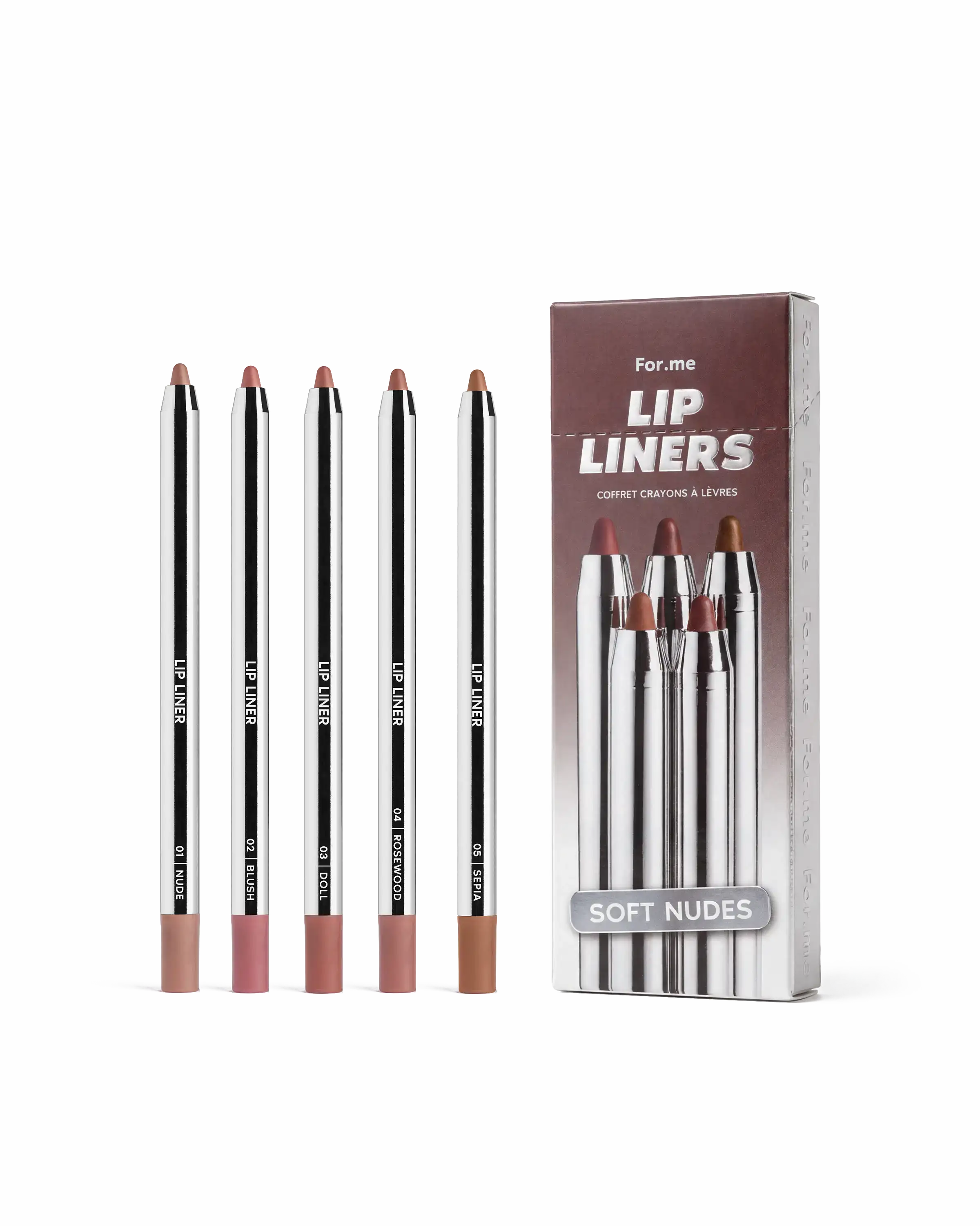 for-me-lip-liners-coffret-crayons-l-vres-5-deep-nudes image 3