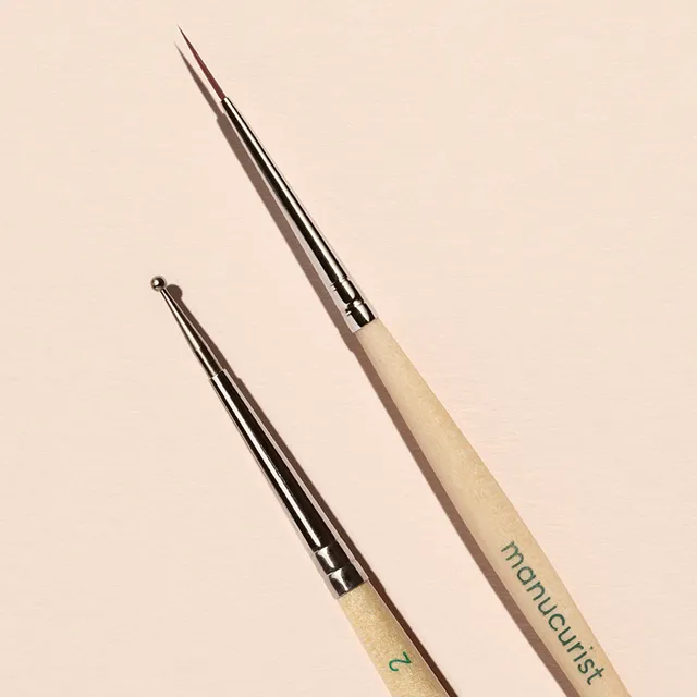 manicurist-accessoires-duo-dotting-tool-pinceau-liner-nail-art image 1