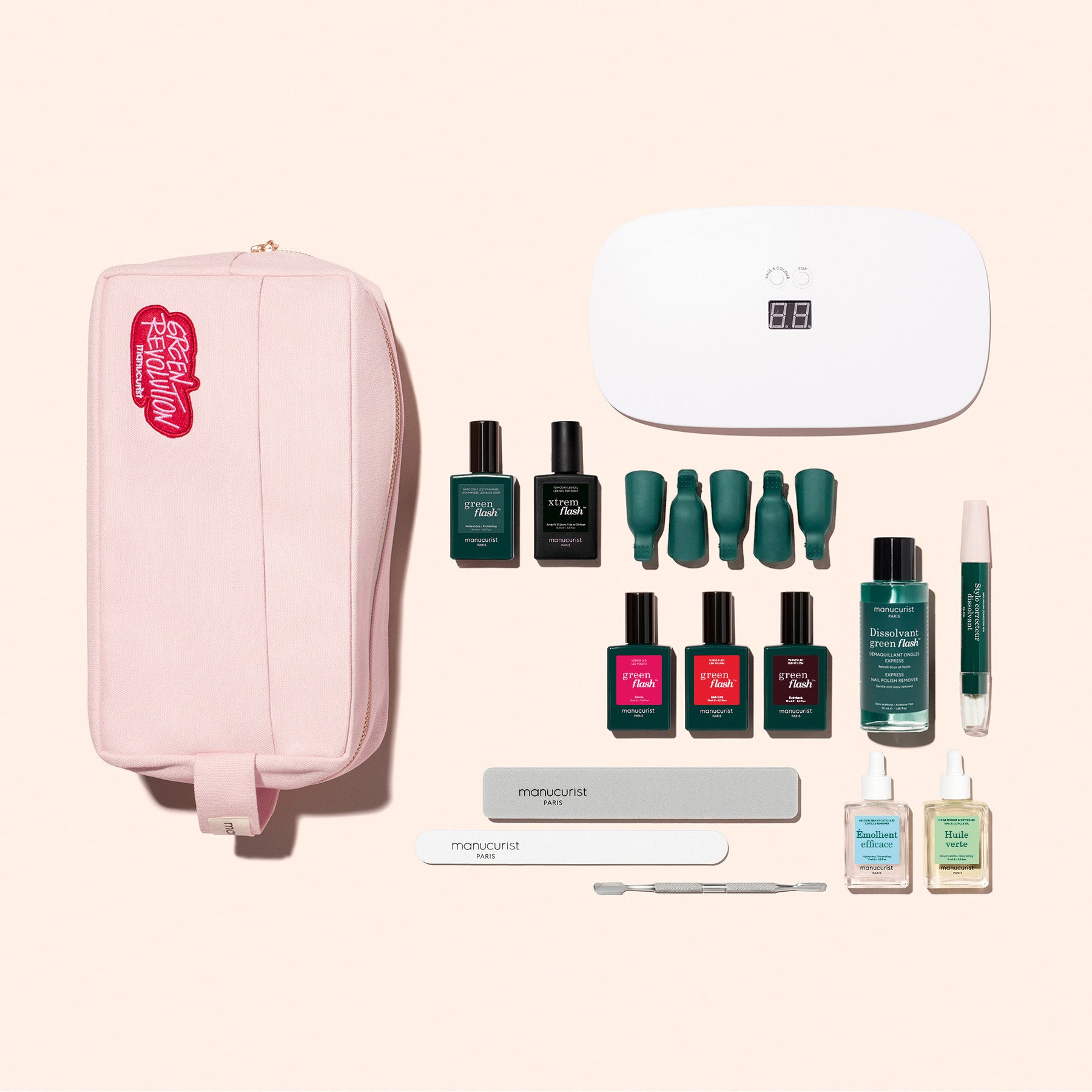manucurist-green-flash-trousse-addict-kit-semi-permanent-led-21-jours image 2