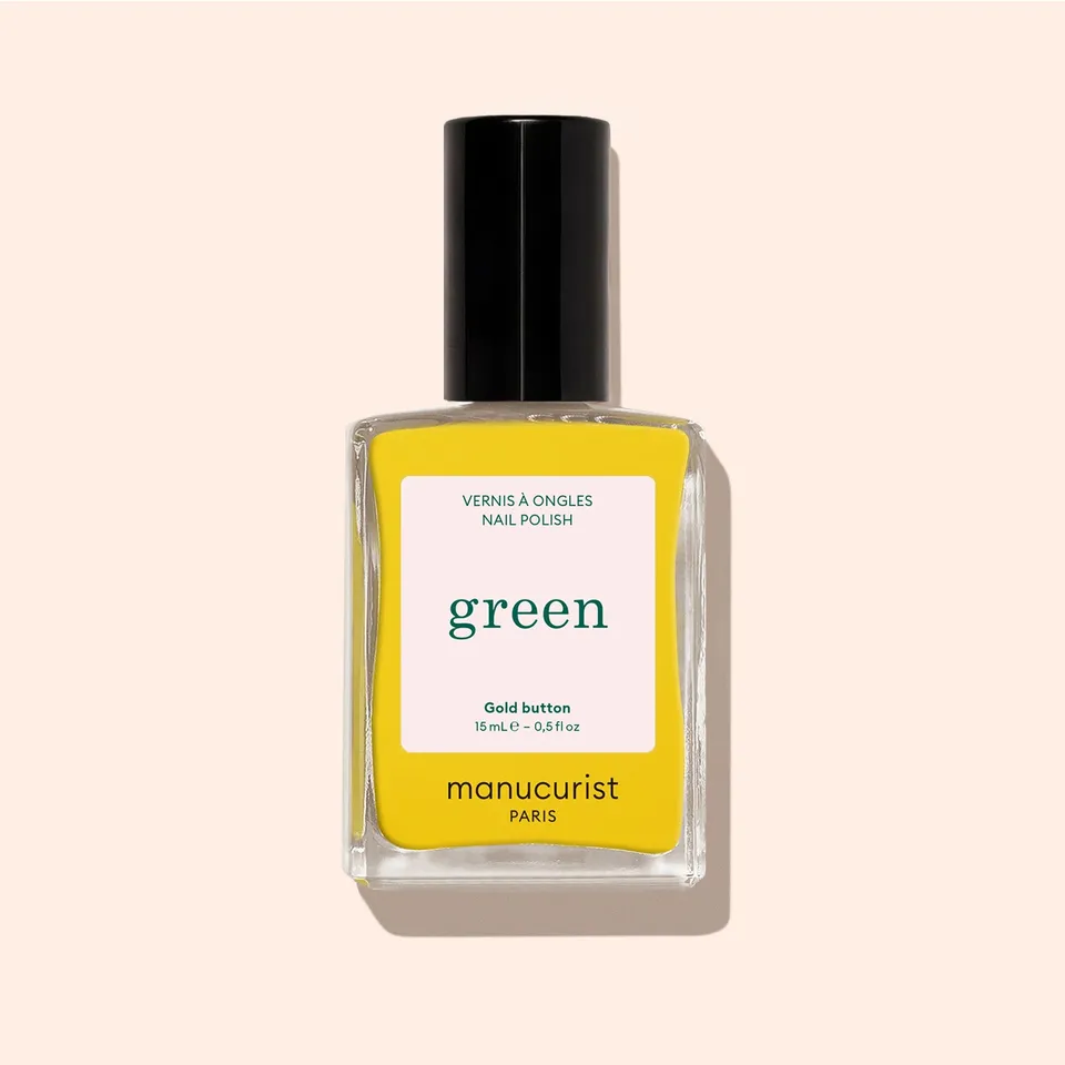 manicurist-green-vernis-ongles-gold-button-jaune-vif-opaque image 1