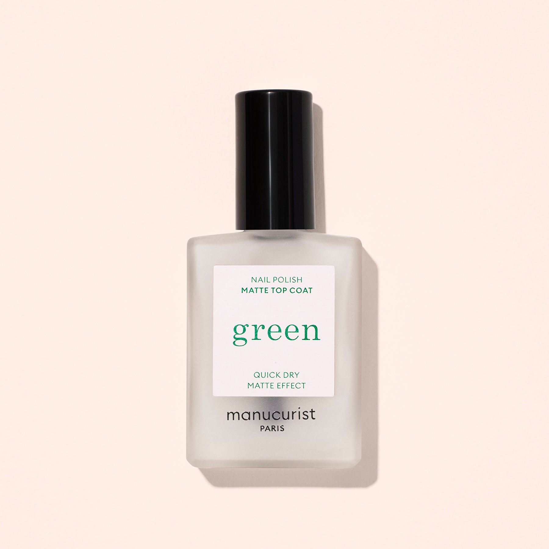 manicurist-green-top-coat-mat-vernis-fini-mat-15ml image 1