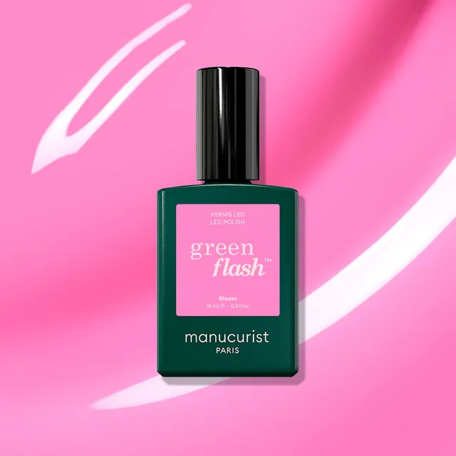manicurist-green-flash-bloom-vernis-semi-permanent-rose-n-on image 1