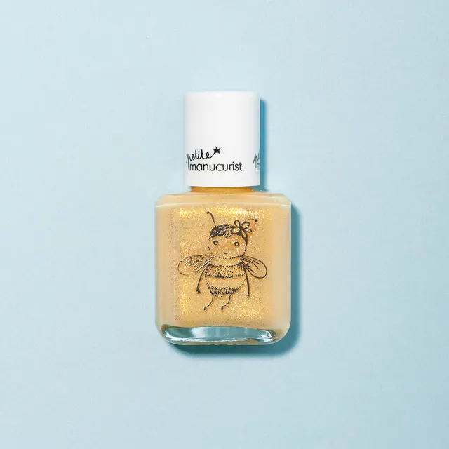 manicurist-pia-l-abeille-vernis-enfant-jaune-paillet-l-eau image 1