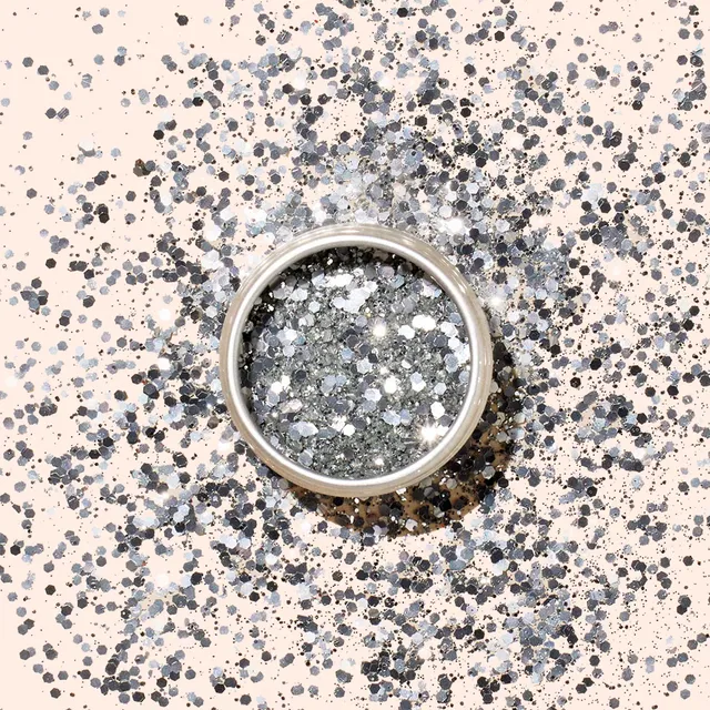 manicurist-accessoires-paillettes-biod-gradables-silver-nail-art image 1