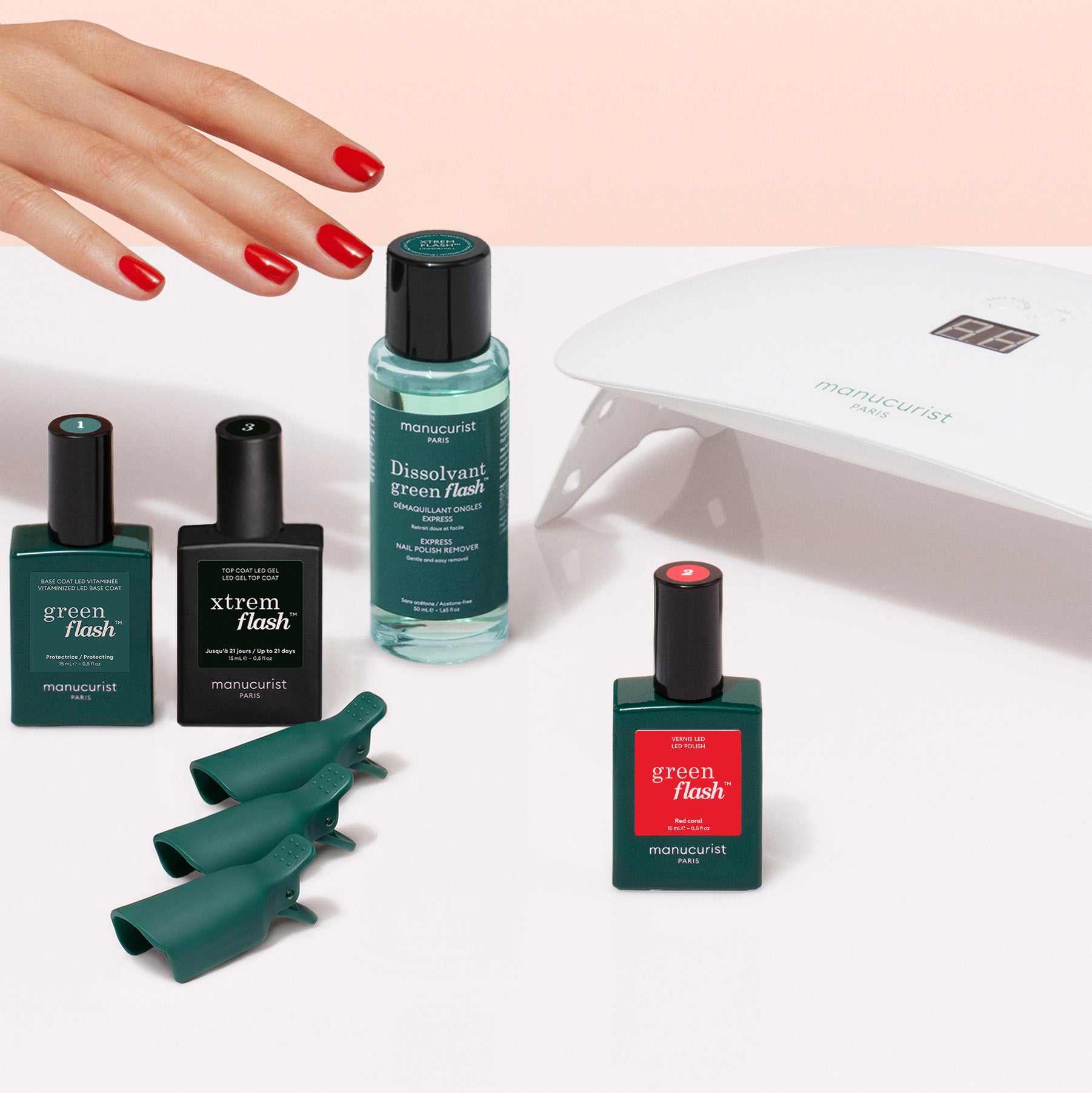 manicurist-green-flash-kit-d-couverte-vernis-semi-permanent-21-jours image 1