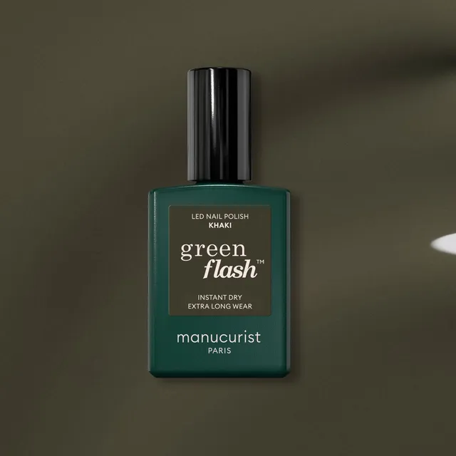 manicurist-green-flash-khaki-vernis-semi-permanent-vert image 1