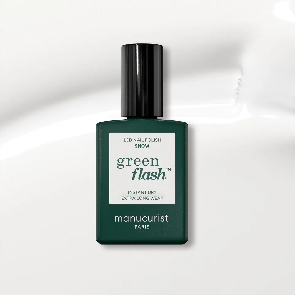 manicurist-green-flash-snow-vernis-semi-permanent-blanc-opaque image 1