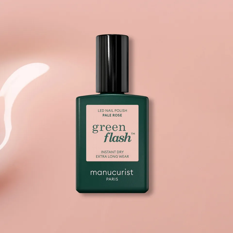 manicurist-green-flash-vernis-semi-permanent-pale-rose-rose-pastel image 1