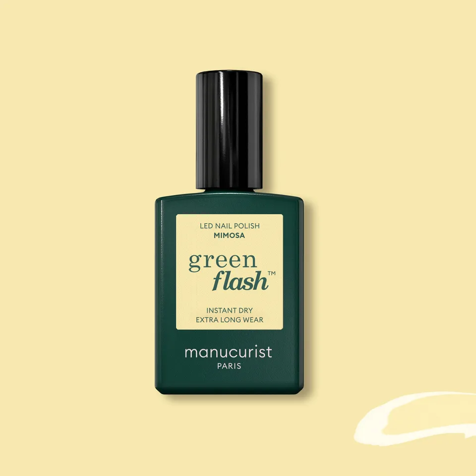 manicurist-green-flash-vernis-semi-permanent-mimosa-jaune-pastel image 1