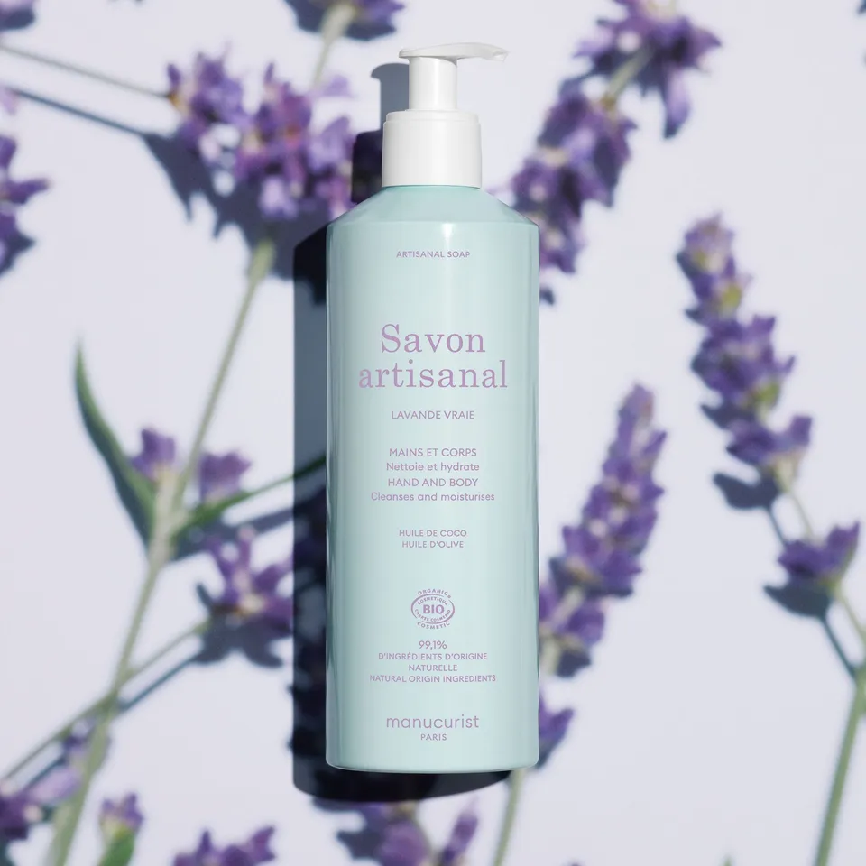 manucurist-soins-savon-artisanal-lavande-vraie-500ml-bio image 1