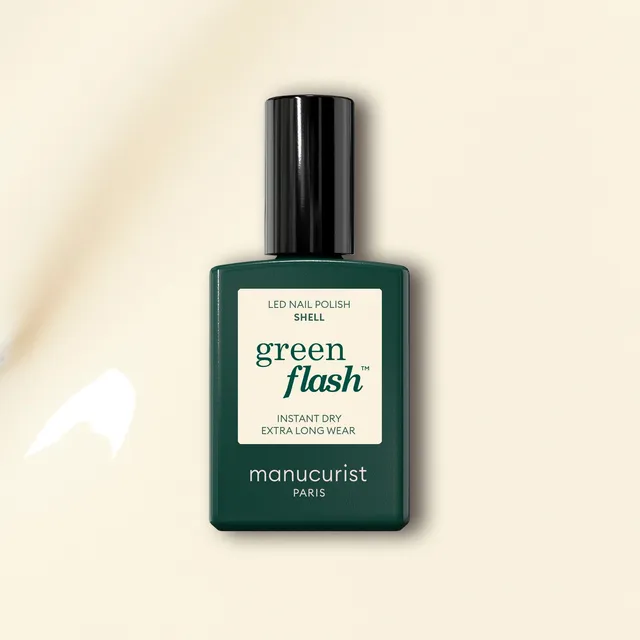 manicurist-green-flash-shell-vernis-semi-permanent-blanc-cass image 1
