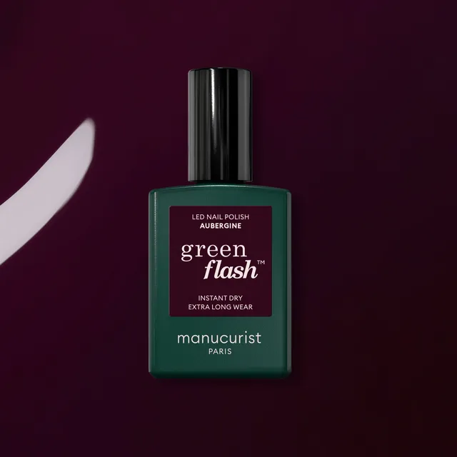 manicurist-green-flash-vernis-semi-permanent-aubergine-violet-15ml image 1