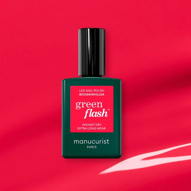 manicurist-green-flash-vernis-semi-permanent-bougainvillea-rouge-rose-15ml image 1