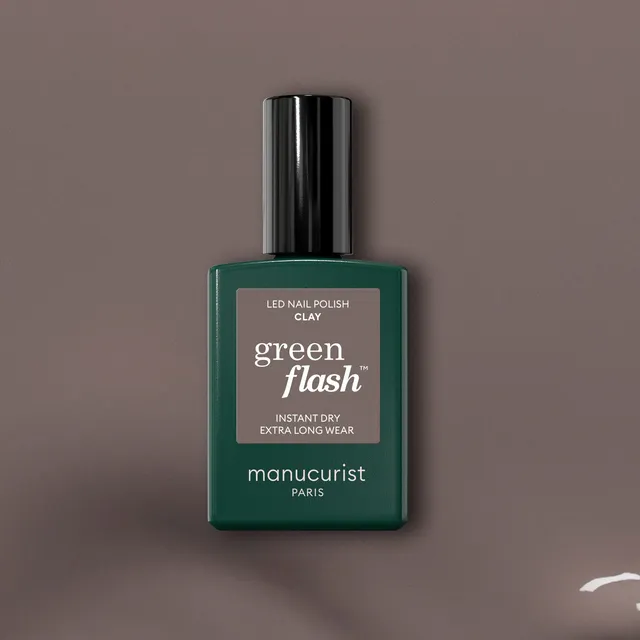 manicurist-green-flash-clay-vernis-semi-permanent-taupe-opaque image 1