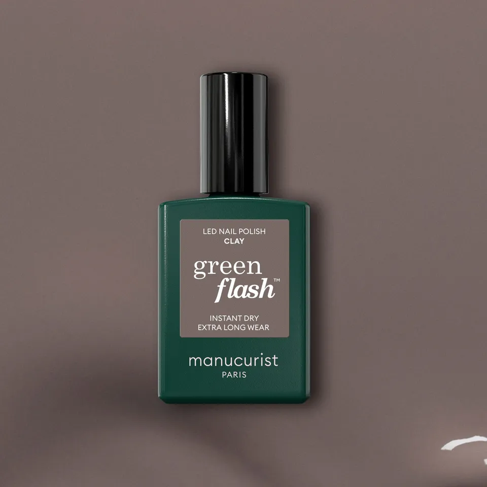 manicurist-green-flash-clay-vernis-semi-permanent-taupe-opaque image 1