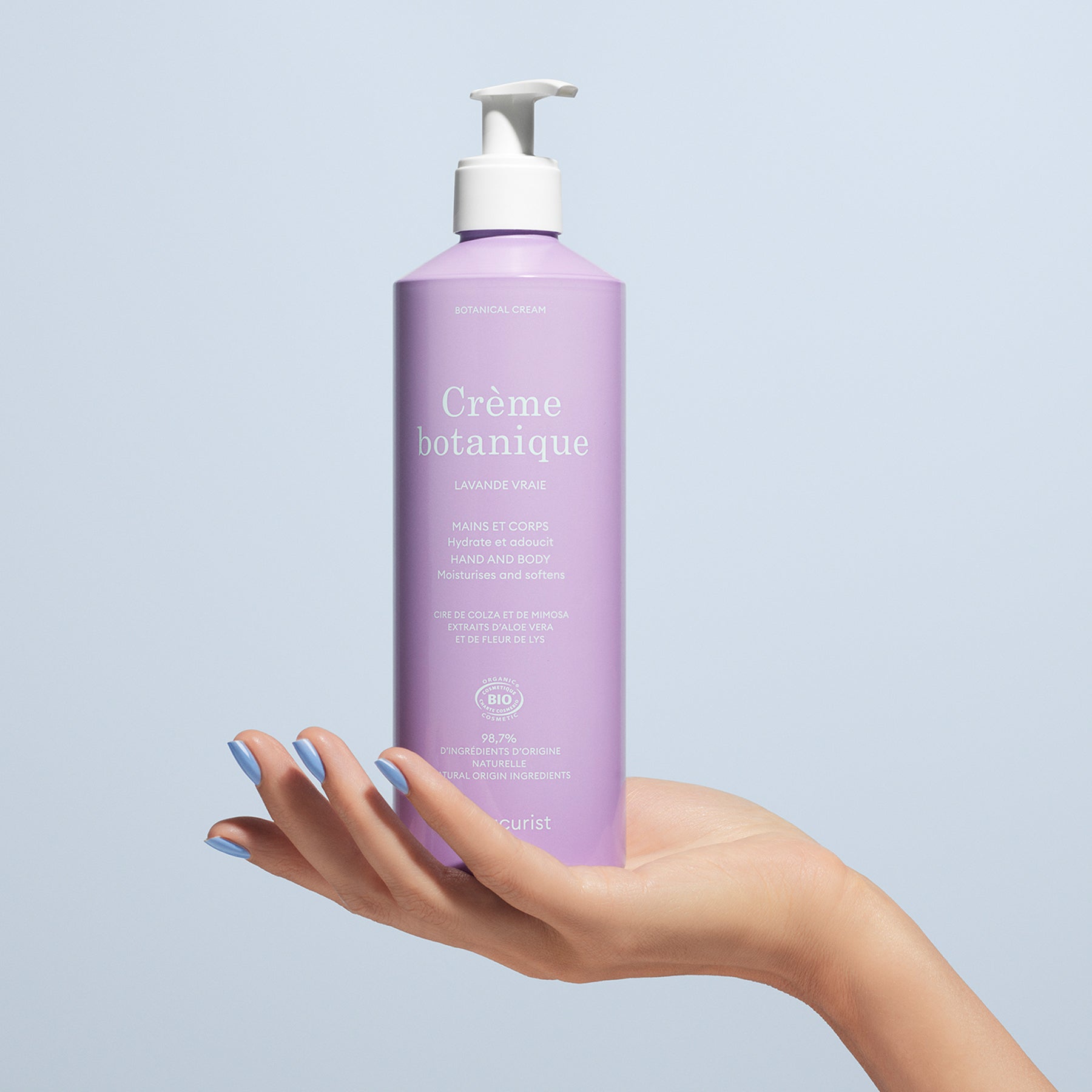 manicurist-soins-cr-me-mains-lavande-vraie-500ml-bio image 2