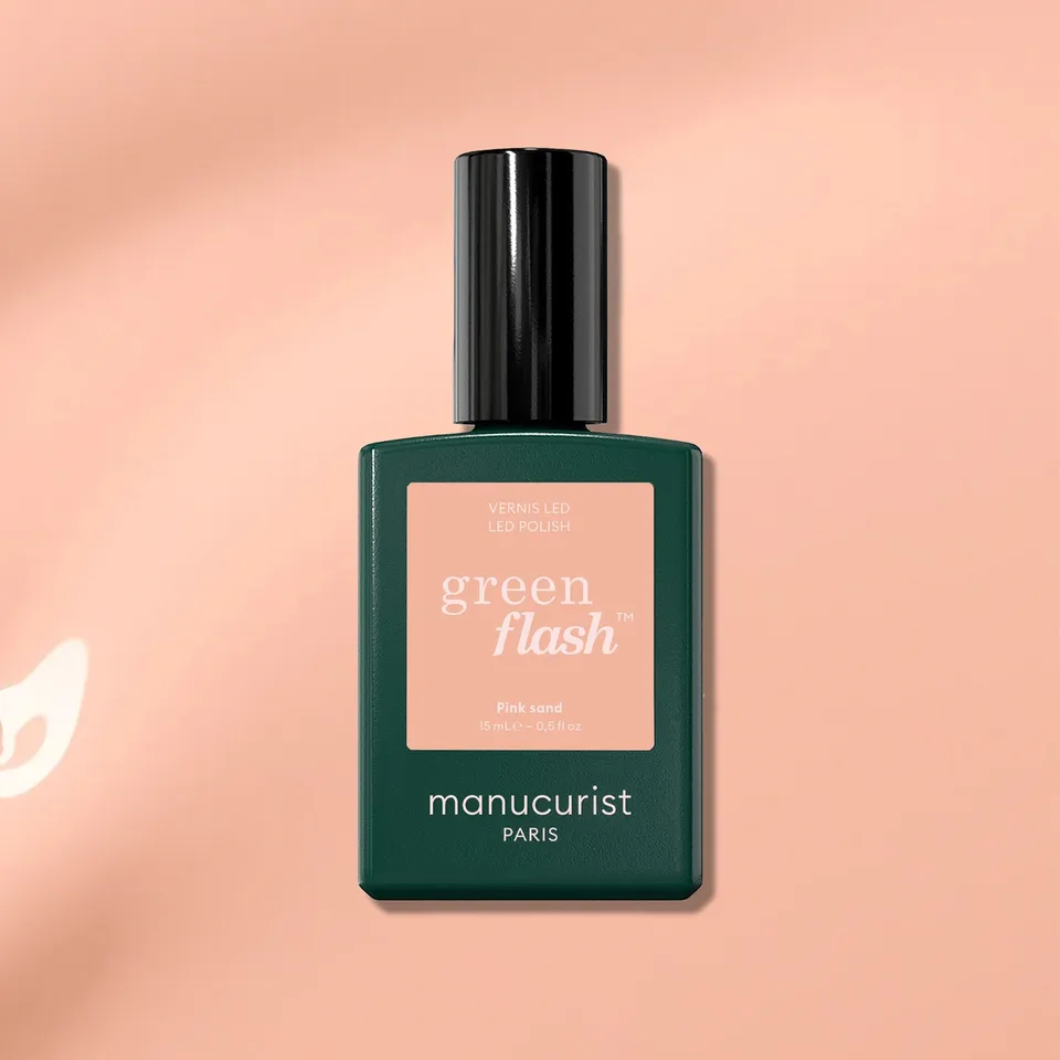 manicurist-green-flash-pink-sand-vernis-semi-permanent-beige image 1