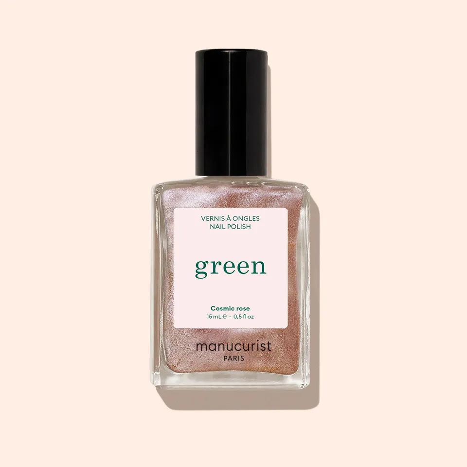 manicurist-green-cosmic-rose-vernis-rose-champagne-iris image 1