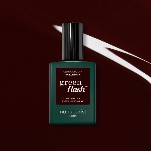 manucurist-green-flash-hollyhock-vernis-semi-permanent-bordeaux image 1