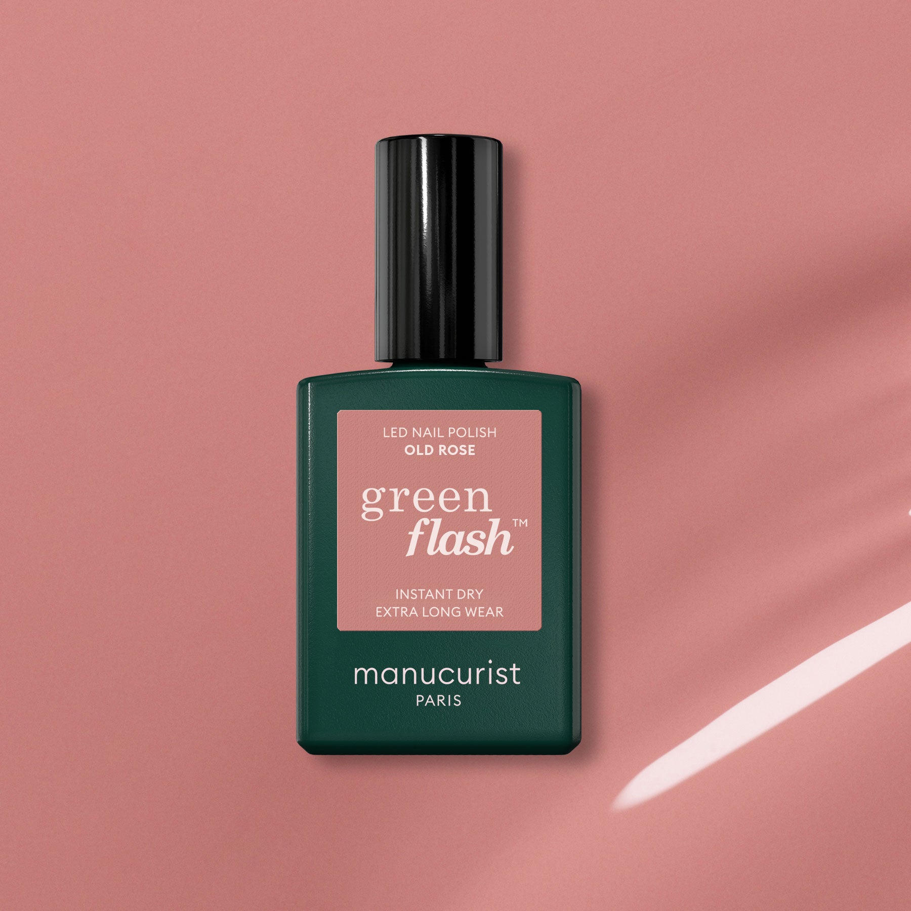 manicurist-green-flash-old-rose-vernis-semi-permanent-rose image 1