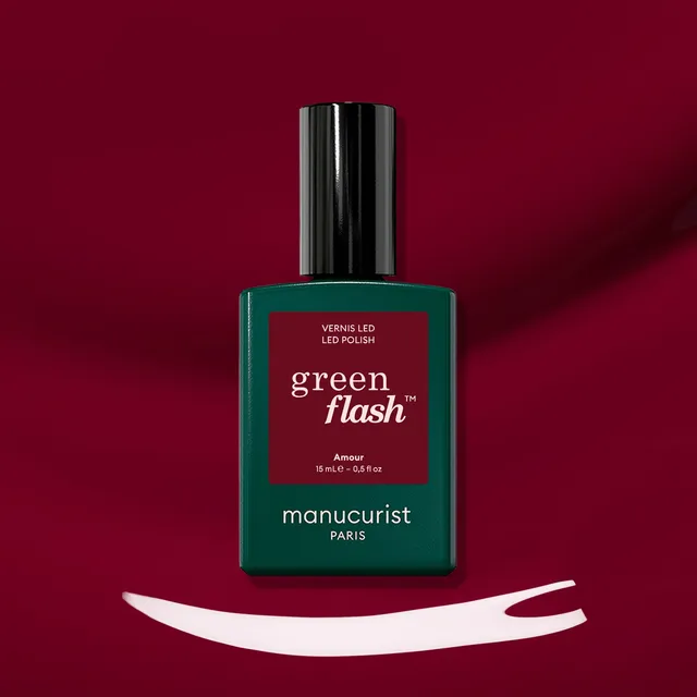 manicurist-green-flash-vernis-semi-permanent-amour-bordeaux image 1